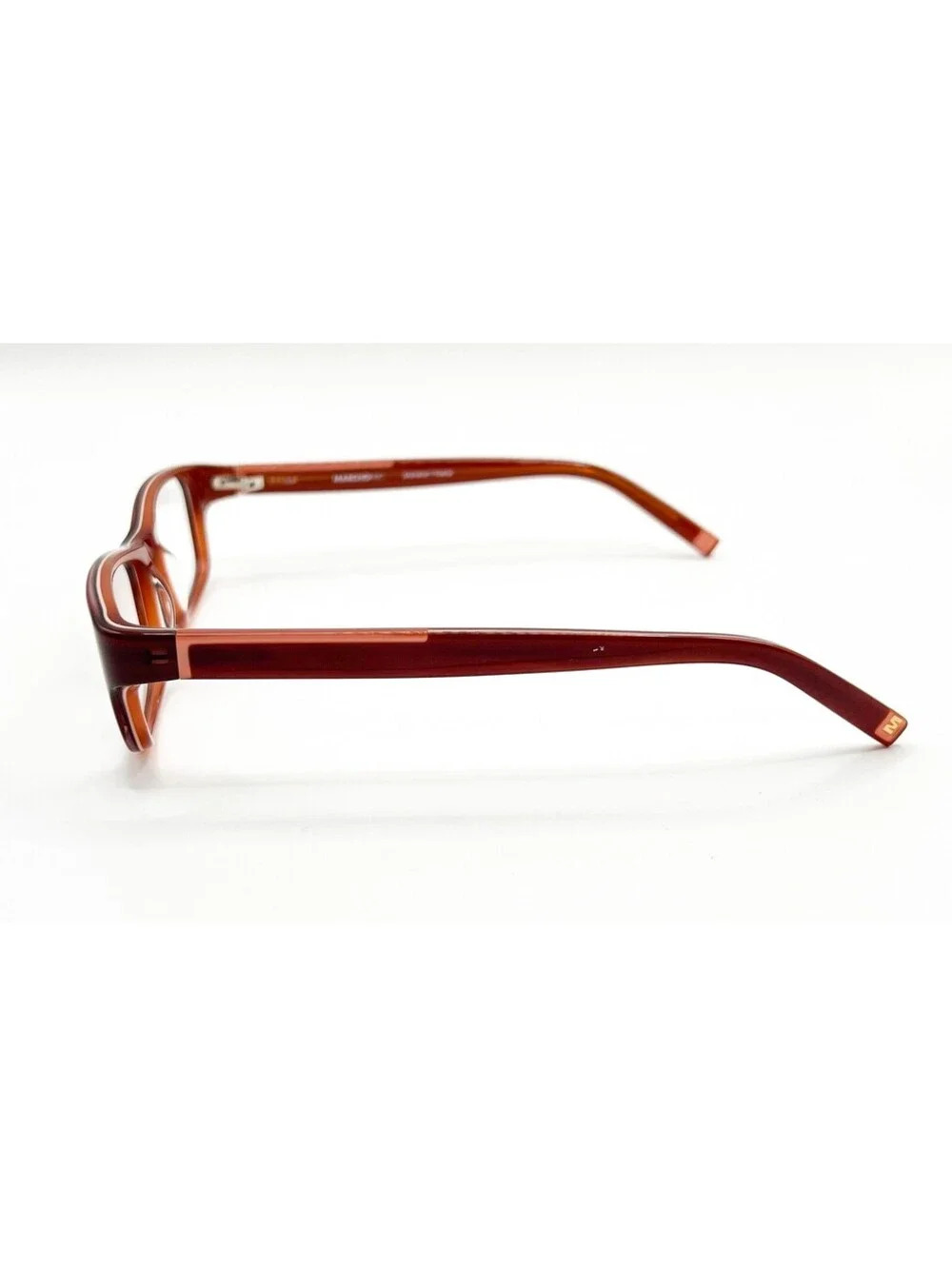 Marchon Nyc Grand 604 Burgundy Authentic Eyeglasses 47-16-130